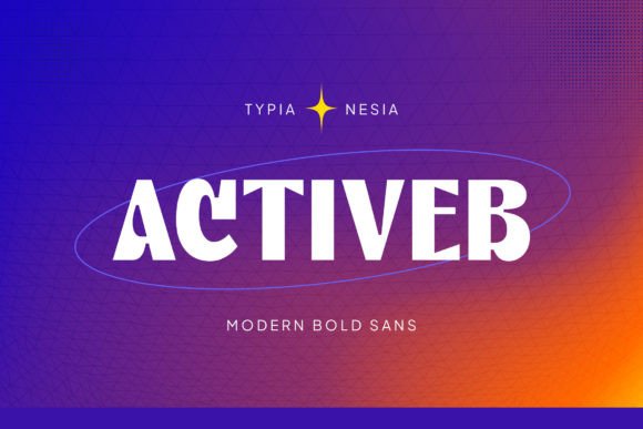 Activeb: The Dynamic Typeface for Bold Business Branding