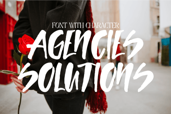 Agencies Solutions: The Handwritten Font for Authentic Business Branding