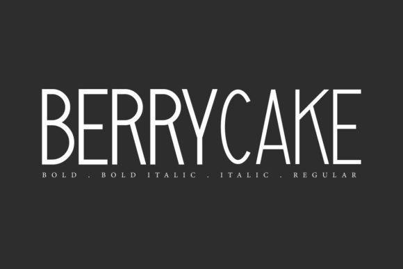 Berrycake: The Perfect Sans Serif Font for Handmade Crafts