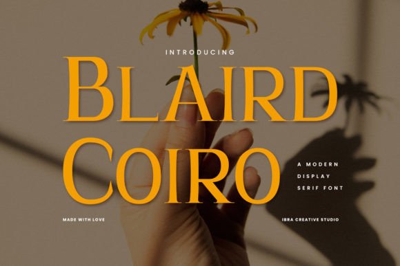 Blaird Coiro: The Display Serif for Modern Editorial Design