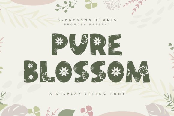 Bringing Life to Your Layout with the Pure Blossom Typeface