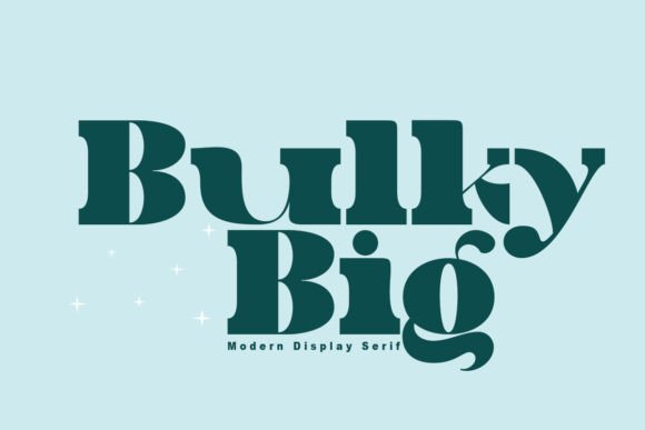 Bulky Big: The Bold Serif Font for Memorable Small Business Branding