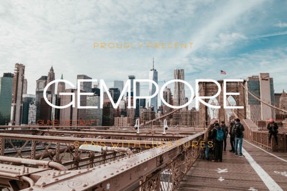 Gempore: The Modern Sans Serif Typeface for Editorial Design