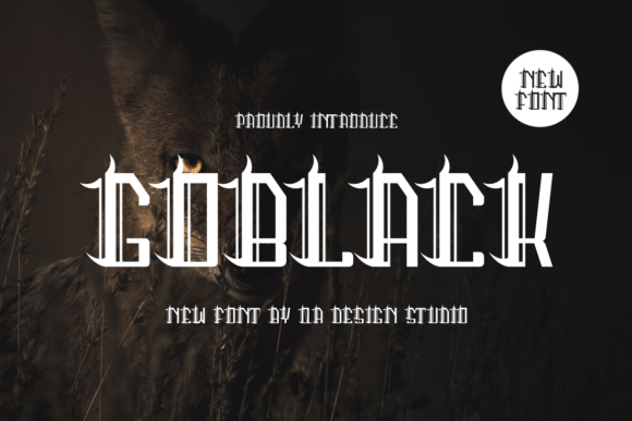 Goblack: A Bold Blackletter Typeface for Modern Brand Identity
