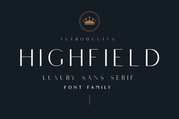 Highfield: The Premium Sans Serif Typeface for Clearer Campaigns
