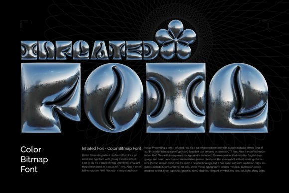 Inflated Foil: The Premium Display Font for High-Impact Campaigns