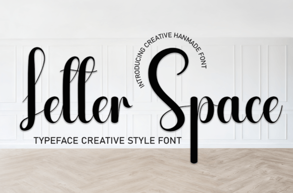Letter Space: A Handwritten Typeface for Warm Editorial Design