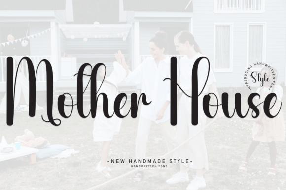 Mother House: A Handwritten Typeface for Warm Editorial Design