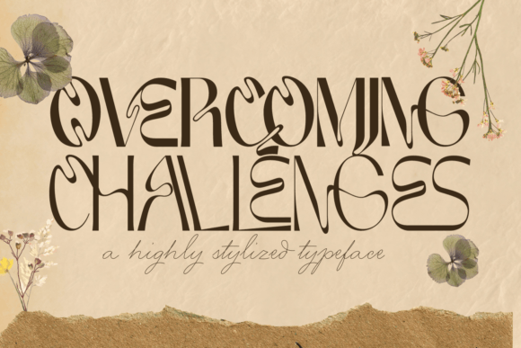 Overcoming Challenges: A Retro Display Typeface for Bold Editorial Design