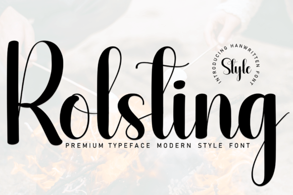Rolsting: The Sweet Handwritten Font for Modern Web Design