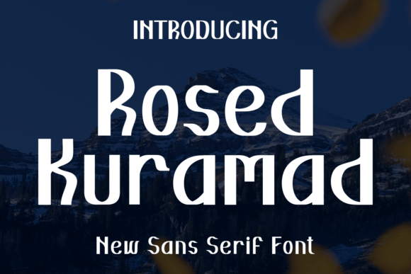 Rosed Kuramad: The Bold Sans Serif Font for Real Business Branding
