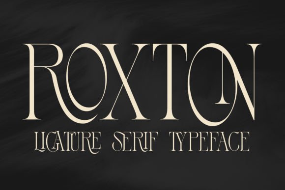 Roxton: The Elegant Serif Font for High-Impact Campaigns