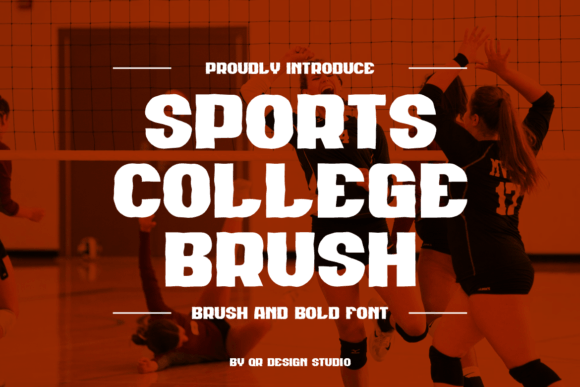 Sports College Brush: A Bold Typeface for Dynamic Web Design