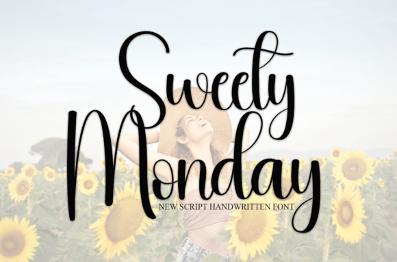Sweety Monday: A Handwritten Typeface for Warm Editorial Design