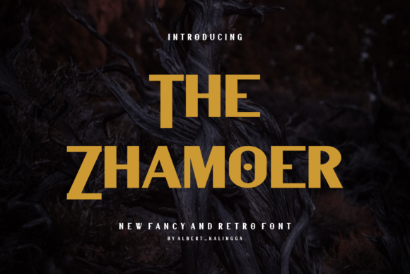 Thezhamoer: The Bold Serif Font for Strong Small Business Branding