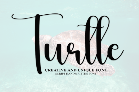 Turtle: The Sweet Handwritten Font for Handmade Crafts