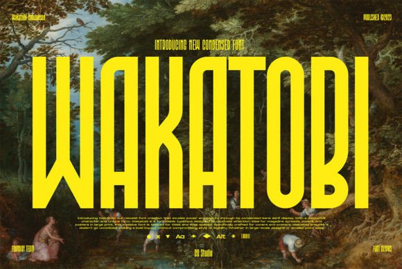 Wakatobi: The Condensed Sans Serif Typeface for Modern Editorial Design