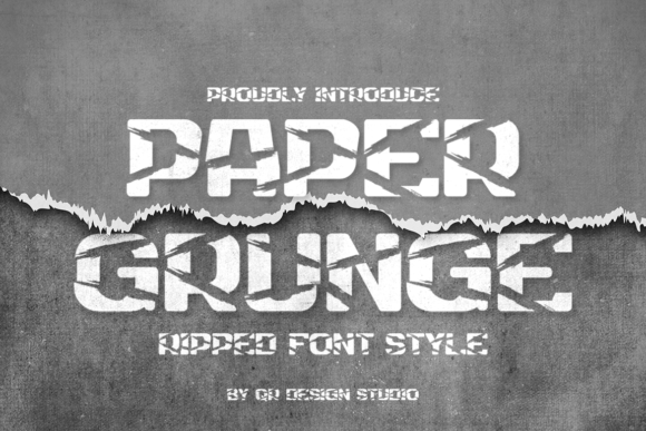 Why Paper Grunge Is the Perfect Display Font for Bold Branding